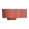 умивальник Omnires Ovo M+ 34,5х33,5 кутовий, правий, matt terracotta (OVO335UWPTE)
