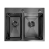 кухонная мойка Rea Toby 56x48 с сифоном black (ZLE-06414)