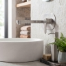 змішувач для умивальника Rea Arcos прихованого монтажу brushed nickel (REA-B6973)