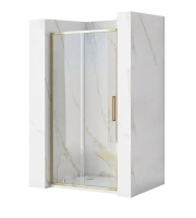 душевая дверь Rea Rapid Slide 110x195 безопасное стекло, прозрачное, gold (REA-K5613)