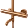 душевой гарнитур Rea Lungo brush copper, с термостатом (REA-P8807)