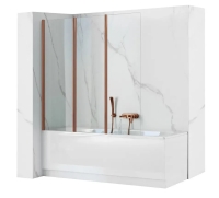 штора для ванни Rea Agat 120х140 copper brush (REA-W5697)