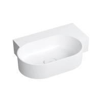 умивальник Omnires Ovo M+ 55,5x38,5 кутовий, правий, matt white (OVO555UWPBM)