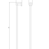 рушникотримач Omnires Modern Project white matt (MP60214WM)