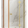 душова стінка Rea Atlas 80 безпечне скло, прозоре, gold brush (REA-K4335)