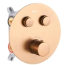 душевой комплект скрытого монтажа Rea Lungo brush copper (REA-P8808)