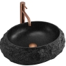 умывальник Rea Mika 50x38 black (REA-U4333)
