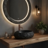 умывальник Rea Mika 50x38 black (REA-U4333)