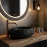умывальник Rea Mika 50x38 black (REA-U4333)
