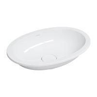 умивальник Omnires Shell 48х31 gloss white (SHELL480UPBP)