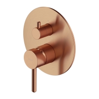 внешняя часть смесителя для ванны и душа Omnires Y скрытого монтажа, brushed copper (Y1248ROCPB)