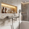 змішувач для ванни Rea Arcos brushed nickel (REA-B6592)