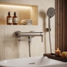 змішувач для ванни Rea Arcos brushed nickel (REA-B6592)
