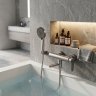 змішувач для ванни Rea Arcos brushed nickel (REA-B6592)