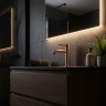 смеситель для умывальника Rea Rivo brushed copper (REA-B6537)