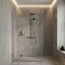 душевая система Rea Avanti с термостатом brushed gold (REA-P8920)