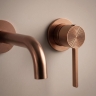 змішувач для умивальника Rea Foster прихованого монтажу brushed copper (REA-B6356)