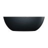 ванна Omnires Shell 148x75 окремостояща black lava (SHELL148WWBLV)