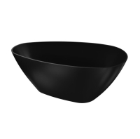 ванна акриловая Lavita Pietra 1500x700x640 отдельностоящая, black mat (5904865593194)