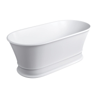 ванна каменная Omnires Classica 160x79 отдельностоящая, white matt (CLASSICAWWBM)