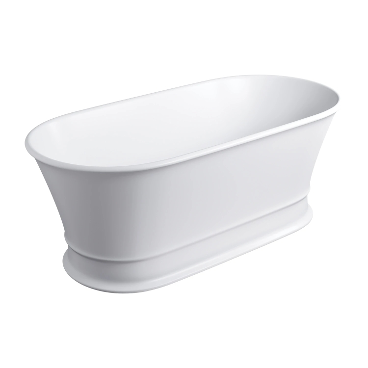 ванна кам'яна Omnires Classica 160x79 окремостояща, white matt (CLASSICAWWBM)