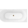 ванна акриловая Rea Bellanto 170x80 + сифон + пробка click/clack, правая (REA-W6900)