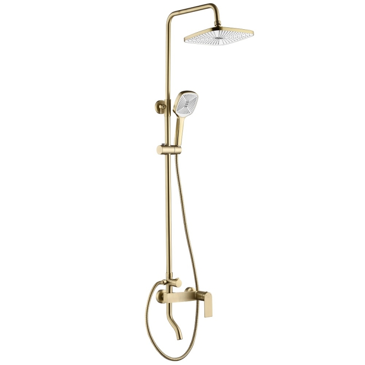 душова система Rea Storm brushed gold (REA-P9535)
