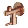 кутовий вентиль для ванни та душу Omnires brushed copper (8857CPB)