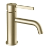 смеситель для умывальника Rea Foster низкий, brushed gold (REA-B6444)