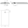 поддон Omnires Aquarock M+ 80х160 matt white (AQUAROCK80-160BM)