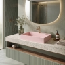 умывальник Rea Goya 37x60 pink (REA-U4411)
