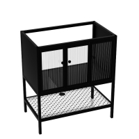 тумбочка под умывальник Lavita Dakota 80 напольная, black (5900378345480)
