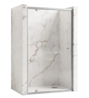 душові двері Rea Primo Swing 80x190 безпечне скло, прозоре, chrome (REA-K2563)