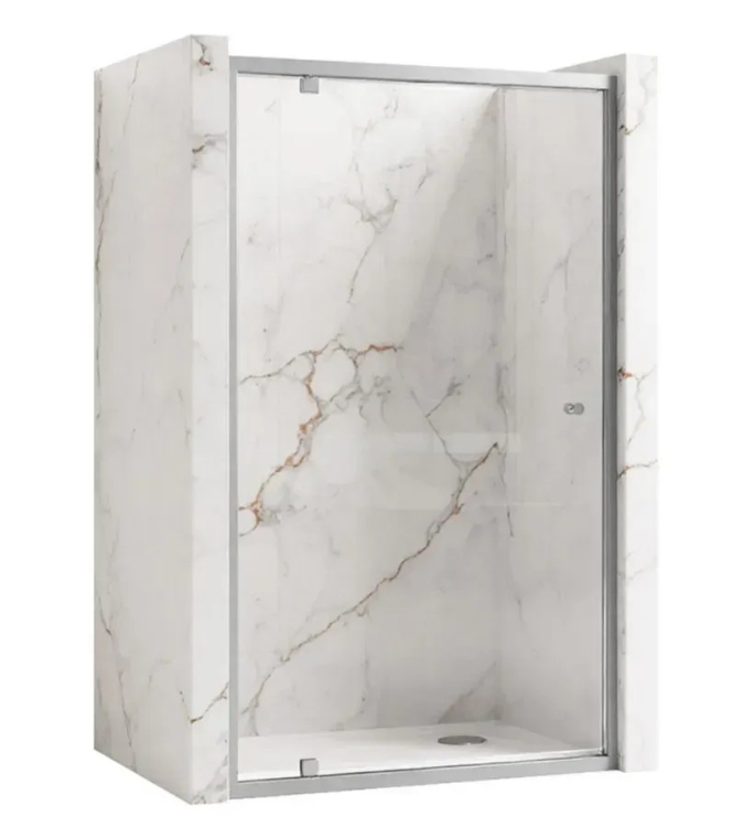 душові двері Rea Primo Swing 80x190 безпечне скло, прозоре, chrome (REA-K2563)