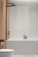 штора для ванны Radaway Modo SL PNJ II 70х150 левая, прозрачное стекло, черный (10316070-54-01L)