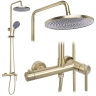 душевая система Rea Foster brushed gold (REA-P9673)