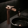 змішувач для умивальника Rea Laguna high brushed copper (REA-B8121)