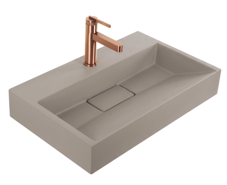 умывальник Rea Goya 37x60 taupe (REA-U4413)