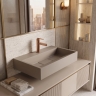 умывальник Rea Goya 37x60 taupe (REA-U4413)