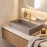 умывальник Rea Goya 37x60 taupe (REA-U4413)