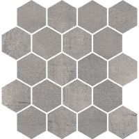 мозаика My Way Paradyz Space 25,8x28 grafit hexagon poler