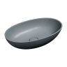 умывальник Omnires Shell 60x35 matt ash grey (SHELLUNAG)