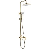 душевая система Rea Storm brushed gold (REA-P9536)