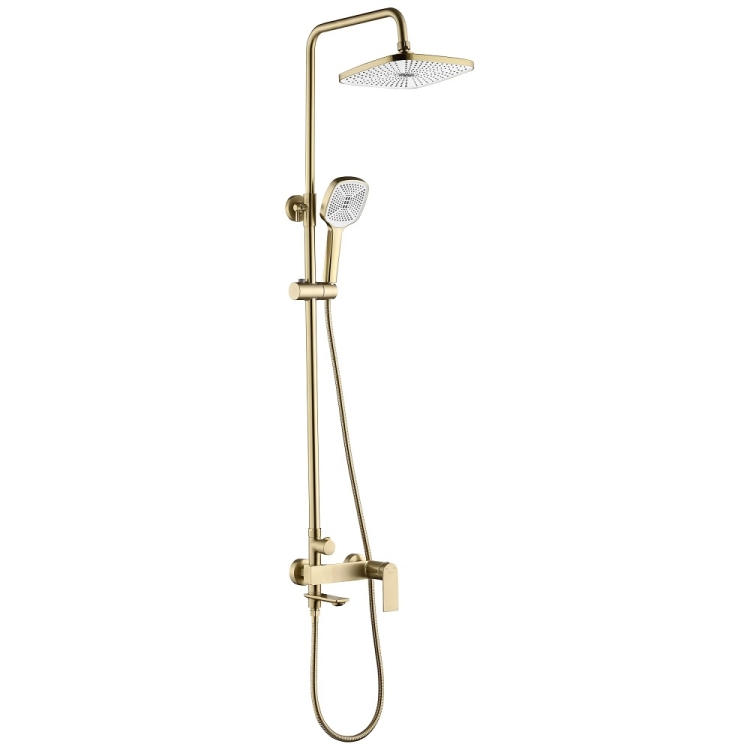 душова система Rea Storm brushed gold (REA-P9536)