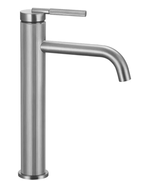 змішувач для умивальника Rea Argon високий, brushed nickel (REA-B6450)