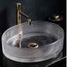 умывальник Rea Mirella 49,5x38 Transparent (REA-U3525)