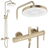 душевая система Rea Grace brushed gold (REA-P4401)