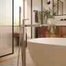 змішувач для ванни Rea Grace підлоговий brushed nickel (REA-B2238)