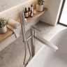 змішувач для ванни Rea Grace підлоговий brushed nickel (REA-B2238)