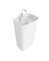 умывальник Lavita Iva 50x38,5x86 отдельностящий, белый (5900378308096)